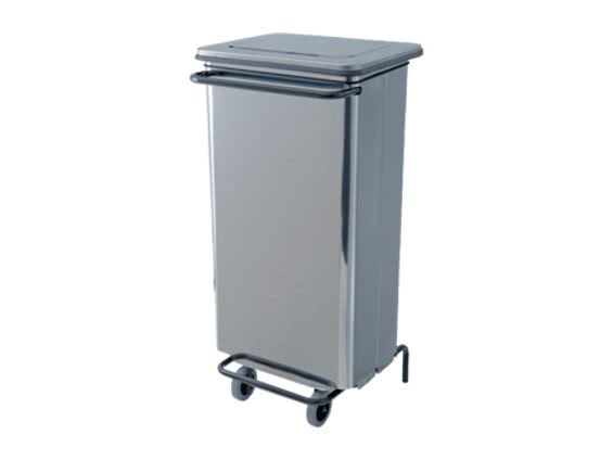 VidaXL 3 Cestini Portarifiuti Impilabili Con Coperchio - 120L (40L Cadauno) In PP Bianco - Per Raccolta Differenziata E Ordine In Casa O Giardino
