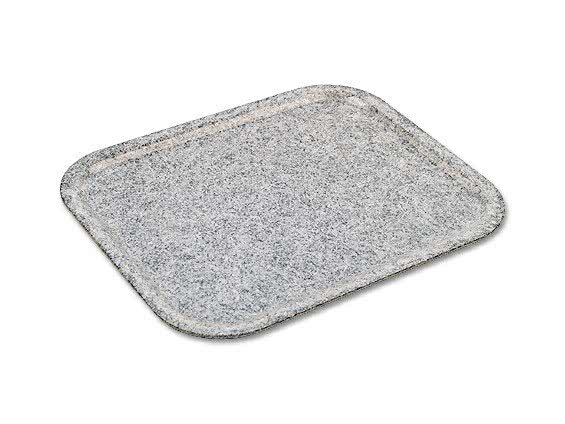 Grand Plateau De Service Chromé 51x36,5 Cm - Inox, Rectangulaire, Occasion